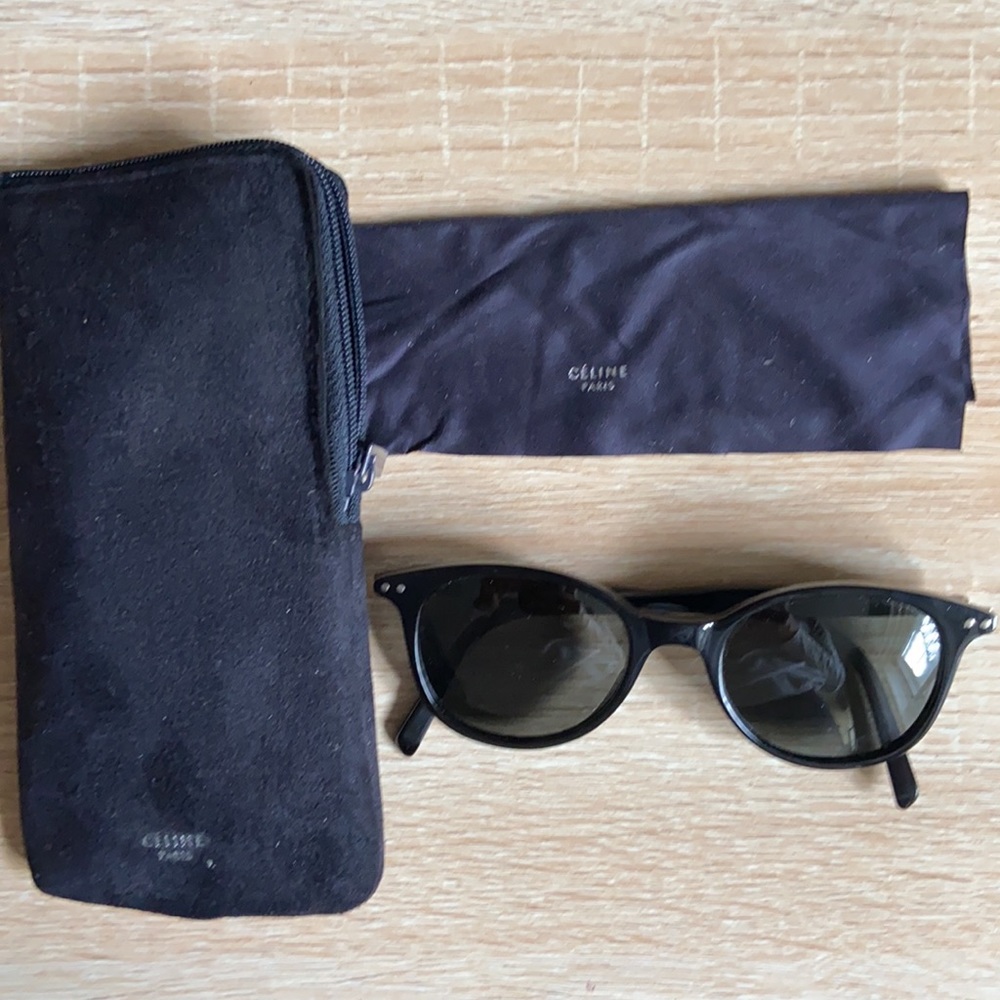 Womens Celine Sunglasses CL41407 Black